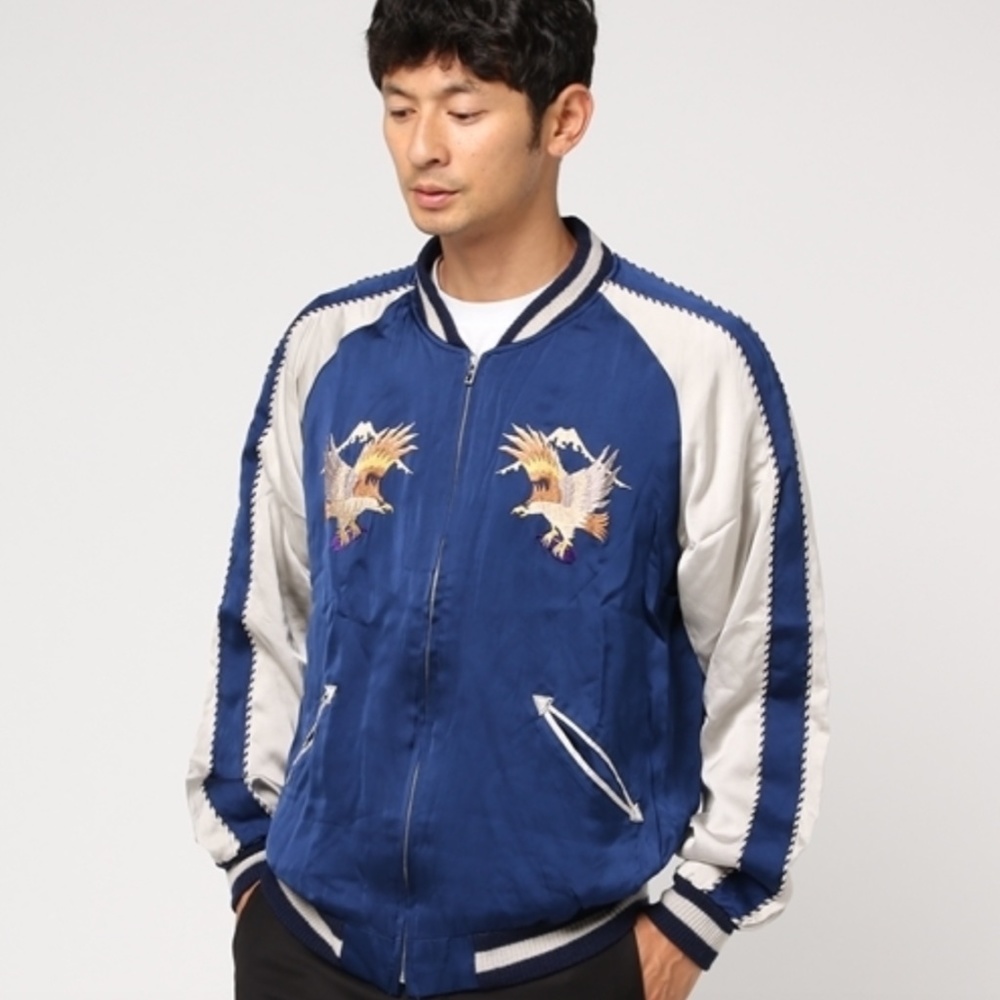 *RARE & UNISEX* Tailor Toyo x Beams Japan New Year Reversible Bomber Jacket